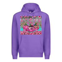Purple cancer pumpkins Premium Hoodie - NancyCooperArtShop