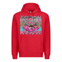 Red cancer pumpkins Premium Hoodie - NancyCooperArtShop