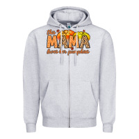 Heather Grey this mama loves her pumpkins Zipper Hoodie - MaliasSmallBusiness