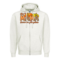 Oatmeal Heather this mama loves her pumpkins Zipper Hoodie - MaliasSmallBusiness