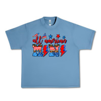 Pebble Blue all american mimi Urban Heavy Tee - AdoDesignShop