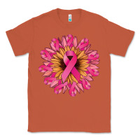 Copper cancer ribbon sunflower Classic Tee - NancyCooperArtShop