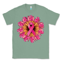 Sage cancer ribbon sunflower Classic Tee - NancyCooperArtShop
