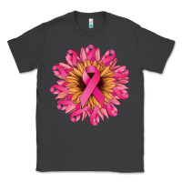 Smoke cancer ribbon sunflower Classic Tee - NancyCooperArtShop