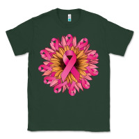 Sports Green cancer ribbon sunflower Classic Tee - NancyCooperArtShop