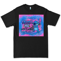 Black touch me and i will bite you stitch Premium Tee - Zillion Design Studio