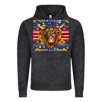 Vintage Black 4th of july longhaired cow tumbler Vintage Hoodie - Jasminsmagicworld