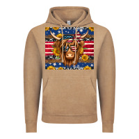 Vintage Coffee 4th of july longhaired cow tumbler Vintage Hoodie - Jasminsmagicworld