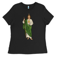 Black san judas1 Ladies Tee - JahusDesignShop