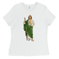 White san judas1 Ladies Tee - JahusDesignShop