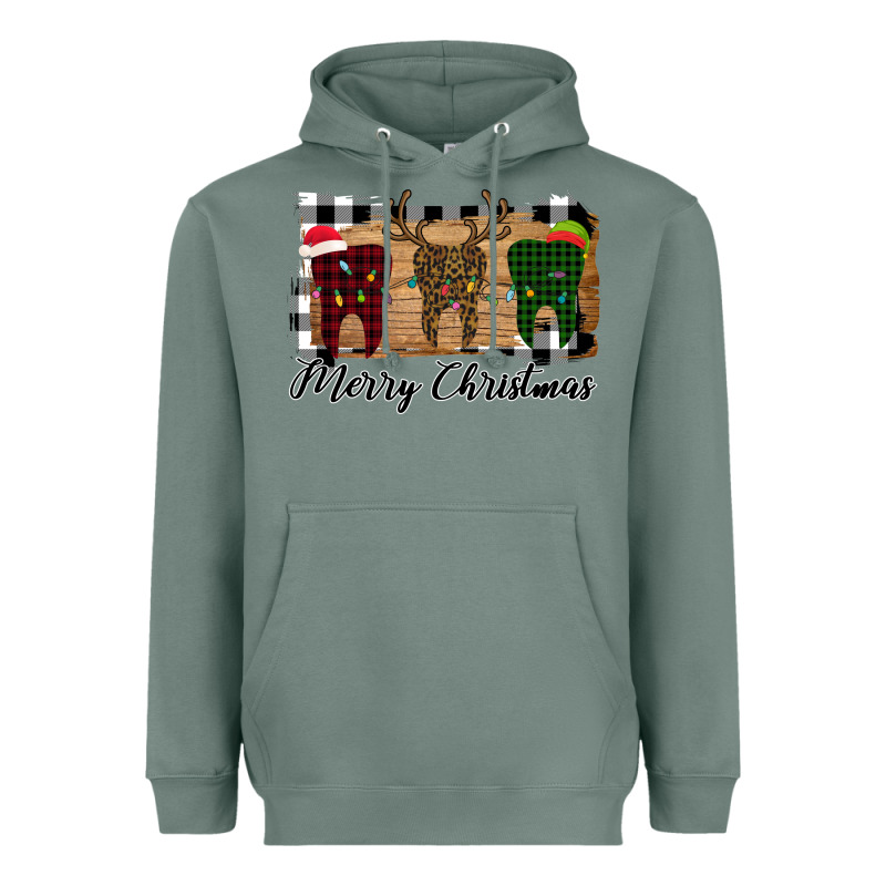 Merry Christmas Teeth Heavyweight Hoodie by Bettercallsaul | Teevron