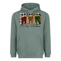 Sage Merry Christmas Teeth Heavyweight Hoodie - Bettercallsaul