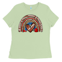 Matcha football rainbow Ladies Tee - Zillion Design Studio