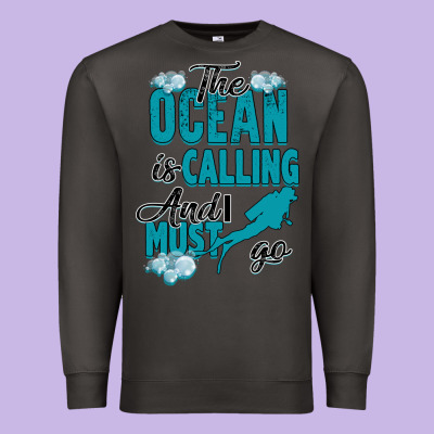 The Ocean Is Calling Premium Sweatshirt Designed By Bettercallsaul