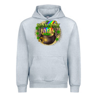 Heather Grey St. Patrick's Shamrock farm Urban Hoodie - CowGirlArtShop