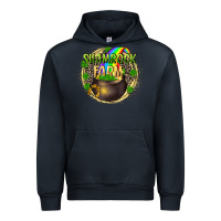 Navy St. Patrick's Shamrock farm Urban Hoodie - CowGirlArtShop