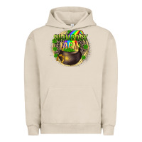 Pigment French Oak St. Patrick's Shamrock farm Urban Hoodie - CowGirlArtShop