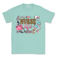 Seafoam Western Nurse Life Classic Tee - LillyAllenDesigns
