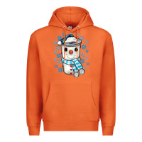 Carrot snowman coffee cup Premium Hoodie - JahusDesignShop