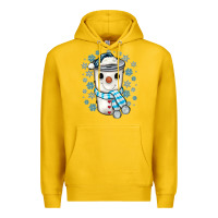 Lemon snowman coffee cup Premium Hoodie - JahusDesignShop