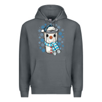 Rock snowman coffee cup Premium Hoodie - JahusDesignShop
