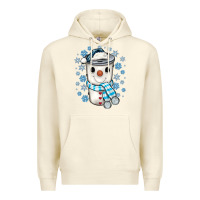 Sandshell snowman coffee cup Premium Hoodie - JahusDesignShop