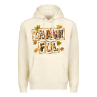 Sandshell Thankful with Plate Premium Hoodie - texasbilliewilder