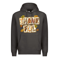 Smoke Thankful with Plate Premium Hoodie - texasbilliewilder