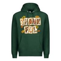 Sports Green Thankful with Plate Premium Hoodie - texasbilliewilder