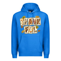 True Royal Thankful with Plate Premium Hoodie - texasbilliewilder