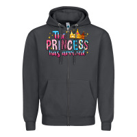 Smoke The Princess Has Arrived Zipper Hoodie - MaliasSmallBusiness