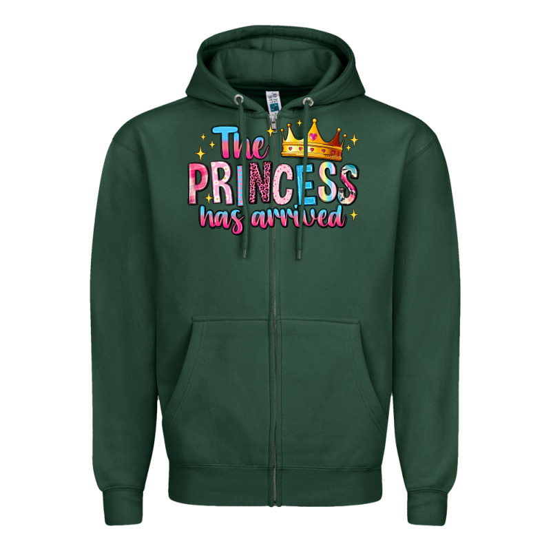 The Princess Has Arrived Zipper Hoodie by MaliasSmallBusiness | Teevron
