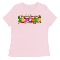 Bubblegum Pink physical education teacher cinco de mayo Ladies Tee - texasbilliewilder