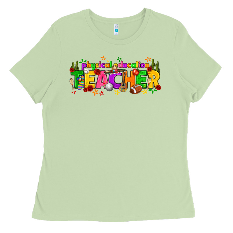 Physical Education Teacher Cinco De Mayo Ladies Tee by texasbilliewilder | Teevron
