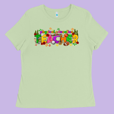 Physical Education Teacher Cinco De Mayo Ladies Tee Designed By Texasbilliewilder