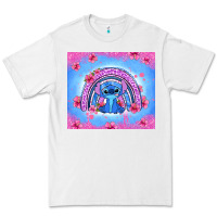 White stitch rainbow Premium Tee - Zillion Design Studio