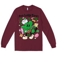 Burgundy one lucky nurse belt bag Long Sleeve Tee - MaliasSmallBusiness