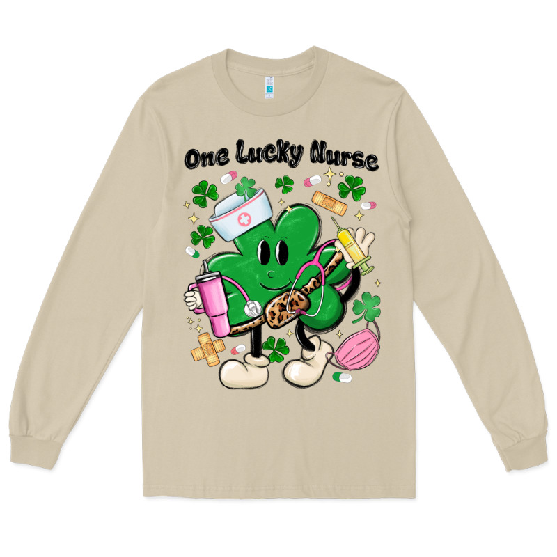 One Lucky Nurse Belt Bag Long Sleeve Tee by MaliasSmallBusiness | Teevron