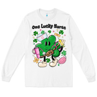 White one lucky nurse belt bag Long Sleeve Tee - MaliasSmallBusiness