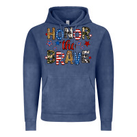 Vintage Denim honor the brave Vintage Hoodie - RanaPortraitStore
