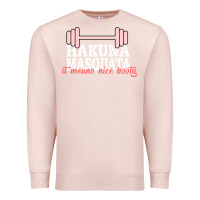 Pale Pink Hakuna Masquata It Means Nice Booty Premium Sweatshirt - Bettercallsaul