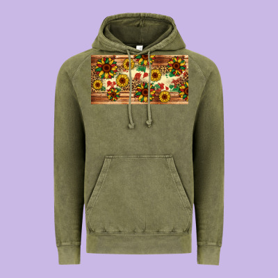 Juneteenth Sunflower's Licence Plate Template Vintage Hoodie Designed By Artiststas