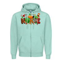 Seafoam fall nurse Zipper Hoodie - MaliasSmallBusiness