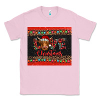 Bubblegum Pink love christmas highland cow and turquoise gemstone Classic Tee - Jasminsmagicworld