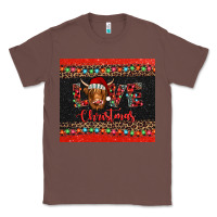 Chestnut love christmas highland cow and turquoise gemstone Classic Tee - Jasminsmagicworld