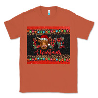 Copper love christmas highland cow and turquoise gemstone Classic Tee - Jasminsmagicworld