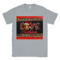 Heather Grey love christmas highland cow and turquoise gemstone Classic Tee - Jasminsmagicworld
