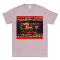 Lilac love christmas highland cow and turquoise gemstone Classic Tee - Jasminsmagicworld
