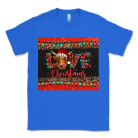 True Royal love christmas highland cow and turquoise gemstone Classic Tee - Jasminsmagicworld