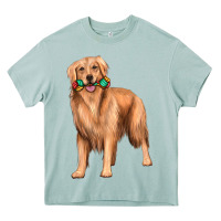 Arona golden retriever with toys Heavy Core Tee - texasbilliewilder